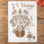 TIAMECH A4 Reusable Violin Stencil by TIAMECH