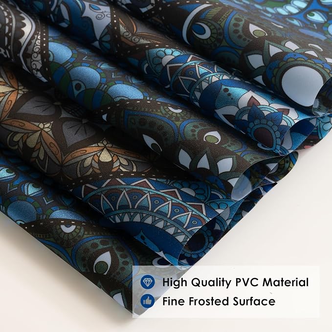 DKTIE Bathroom Window Privacy Film Decorative Films, Get Privacy While Still - Image 3