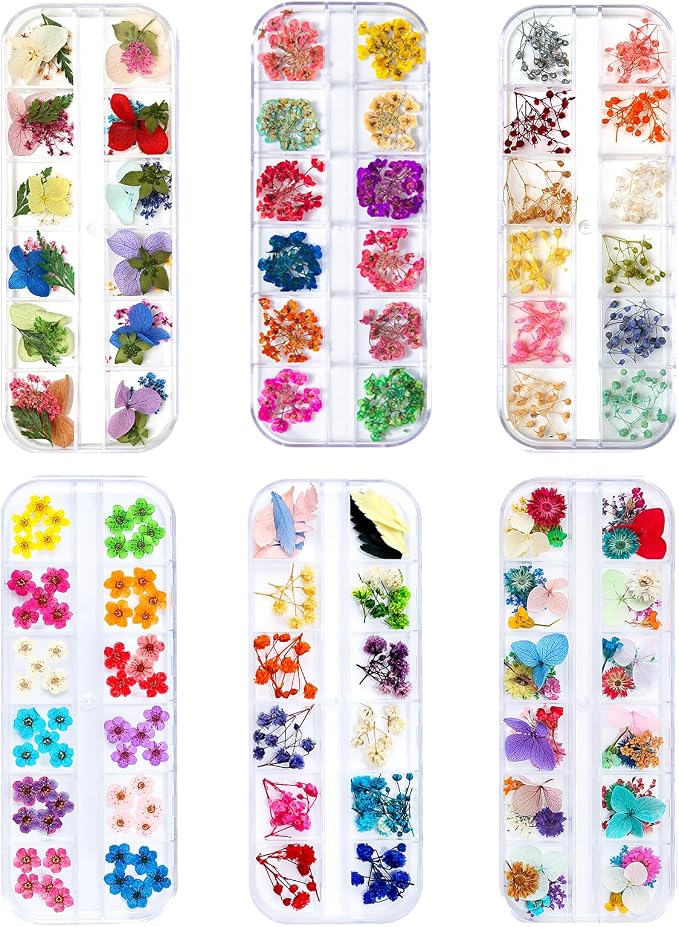 Dried Flowers for Nail Art Resin Jewelry Crafts by iFancer
