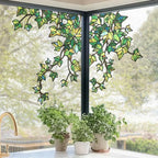 Original Hand Drawn Stained Glass Window Hanging Cling - Image 6