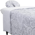 ForPro Premium Designer Flannel 3-Piece Massage Sheet Set, Island Tranquility by ForProProfessionalCollection