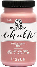 FolkArt, Blushed Pink Assorted Home Décor 8 fl oz / 236 ml Acrylic Chalk Paint by FolkArt