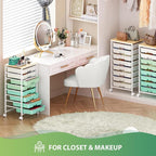 Goovilla Rolling Cart with Drawers, Utility Cart Organizer With 8 Removable - Image 8