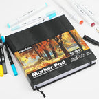 Halobios Square Sketchbook for Drawing, 120 lb/200 GSM Mixed Media Sketchbook - Image 2