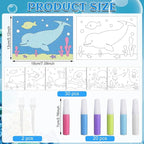 VercanMonth 30 Sets Ocean Animal Sand Art Kits - Image 2