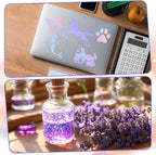 Clabby 36 Sheets Holographic Sticker Paper A4 Vinyl Holographic Laminate Sheets - Image 4