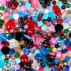 One Pound Assorted Glass Beads for Jewelry Making, DIY Lamp Work, Arts and - Image 5