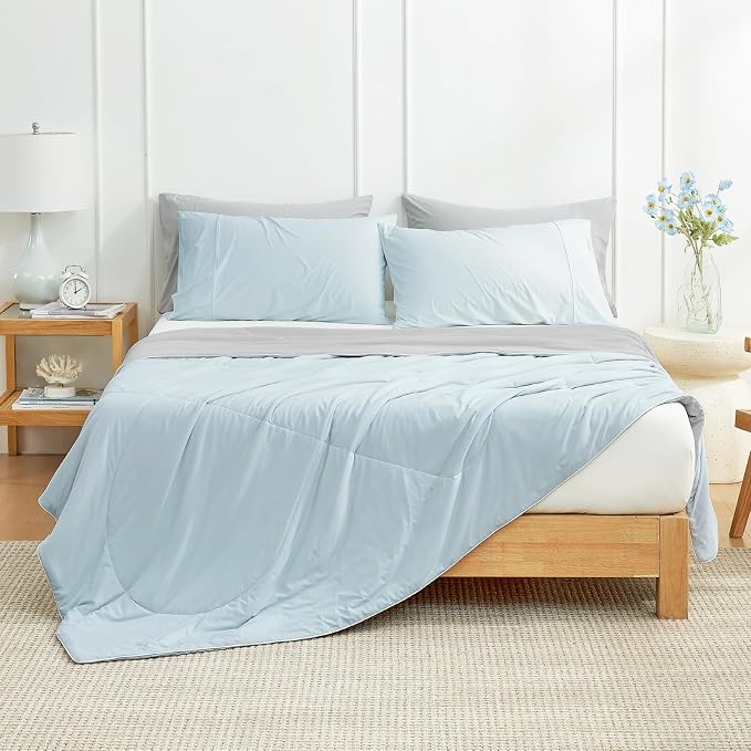 Cozy Bliss Cooling Comforter King Size, Cooling Blankets - Image 2