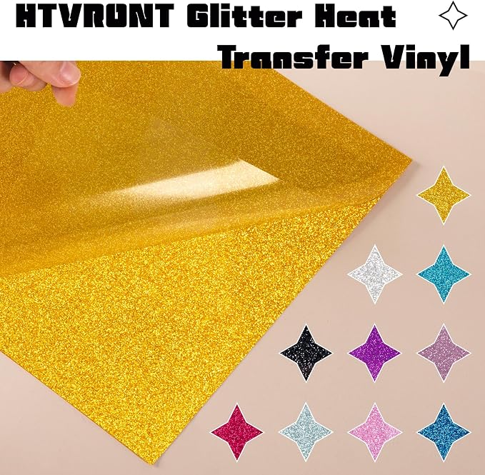 HTVRONT Glitter Heat Transfer Vinyl - Image 3