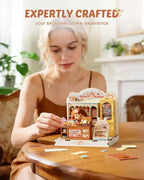 Rolife DIY Miniature House Kit for Adults, Mini Wooden Dollhouse Kit, Tiny - Image 7
