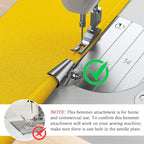 TIGARI Rolled Hem Presser Foot, Sewing Rolled Hemmer Foot, 7/8/9/10mm Size - Image 2