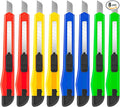 8 Pack Utility Knife Box Cutters Box Cutter Retractable, Compact Utility Knives by DIYSELF