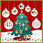 Dowsabel 6000 Pcs Christmas Clay Beads Bracelet Making Kit - Image 4