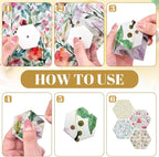 2400 PCS 1 Inch White Hexagon Piecing Paper Templates, Quilting Templates - Image 4