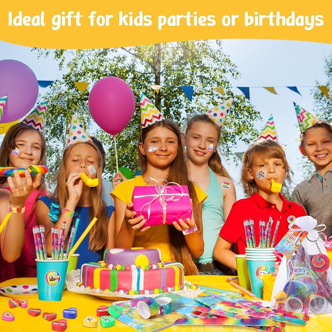 178 Pcs Tie Dye Party Favors Bulk Tie Dye Back to School Gifts - Image 6