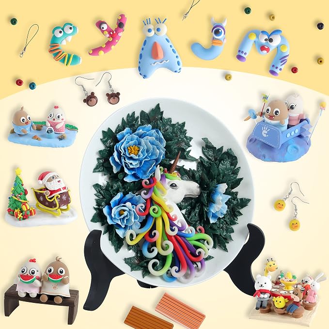 CyAJM Polymer Clay 50 Colors, Oven Bake Modeling Clay Kit | DIY Crafts - Image 5