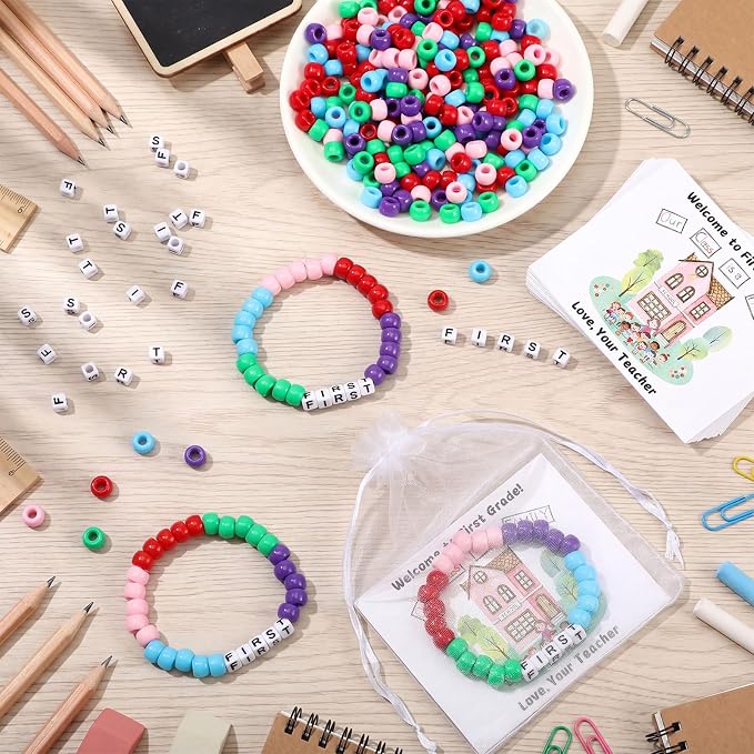 Tondiamo 24 Sets First Grade Back to School Gifts Friendship Bracelet Making Kit - Image 5