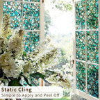 funlife Original Hand-Drawn Privacy Stained Glass Window Film, Single Sided - Image 5