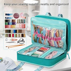 FINPAC Sewing and Craft Supplies Storage Tote, Large Capacity Travel Packing - Image 4