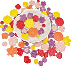 500g/1.1lb Ceramic Mosaic Tiles Mixed Shapes of Flowers, Mushrooms - Image 6