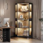 BROTTAR Lighted Corner Display Cabinet - Image 4