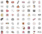 100Pcs Funny Mom Stickers for Water Bottle, Phone - Image 4
