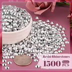 1500PCS 6mm Resin Rhinestones Bulk - Image 2