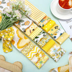 Kingdder Jelly Fabric Quilting Strips, Patchwork Roll 2.55 Inch Roll up Cotton - Image 3