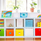 FYSUIMU 65.6 Ft Iridescent Happy Face Bulletin Board Border Back to School - Image 5