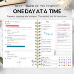 Undated Weekly and Monthly Planner – 12-Month To Do List Notebook Organizer - Image 3