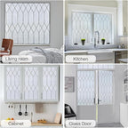 Windimiley Window Privacy Film Stained Glass Static Clings, Bathroom Frosted - Image 7