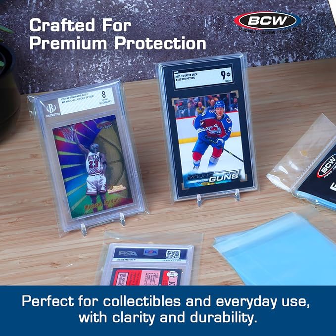 BCW Resealable Graded Card Sleeves | 200 Pack | Universal Fit - Image 4