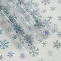 Transparent Waterproof PVC Vinyl 10 Pcs 8.3 x 11.8 inches Iridescent Shine by XHTFauxLeather