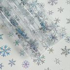 Transparent Waterproof PVC Vinyl 10 Pcs 8.3 x 11.8 inches Iridescent Shine by XHTFauxLeather