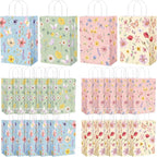 Gaillty 24 Pcs Floral Paper Gift Bags Flower Butterfly Goodie Bags by Unknown