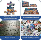 Aurora Winter Cabin Puzzles for Adults 1000 Pieces, Impossible Hard Challenging - Image 7