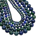 AD Beads Natural Gemstone Round Loose Beads 15" by ADBeads