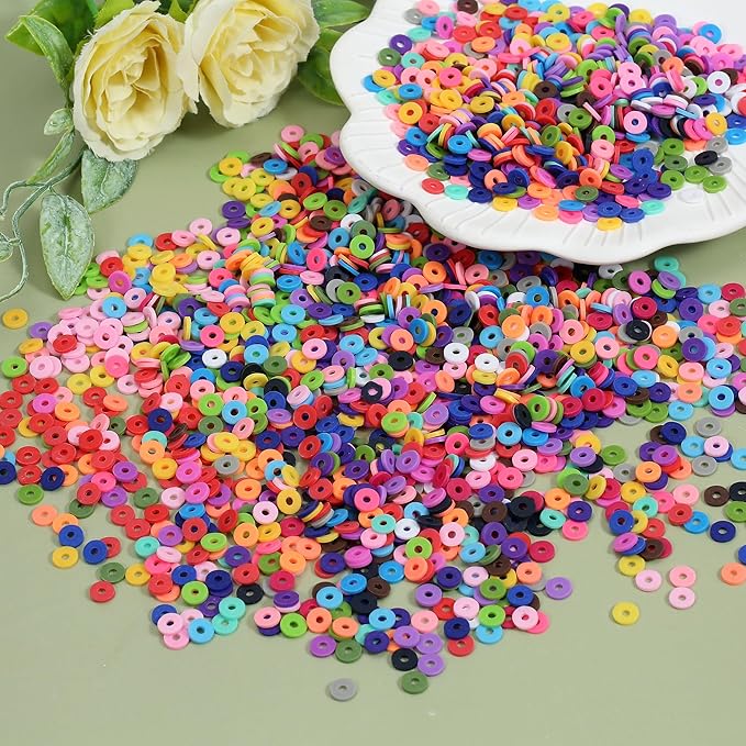 28 Colors 3500 Pcs Clay Beads Kit - Image 6