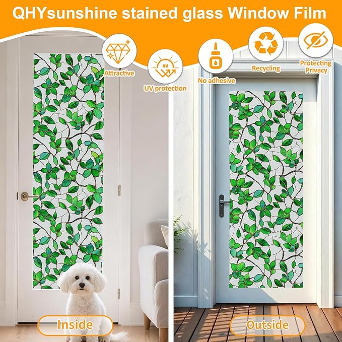 Window Privacy Film Stained Glass Window Film Frosted Window Film Window clings - Image 5