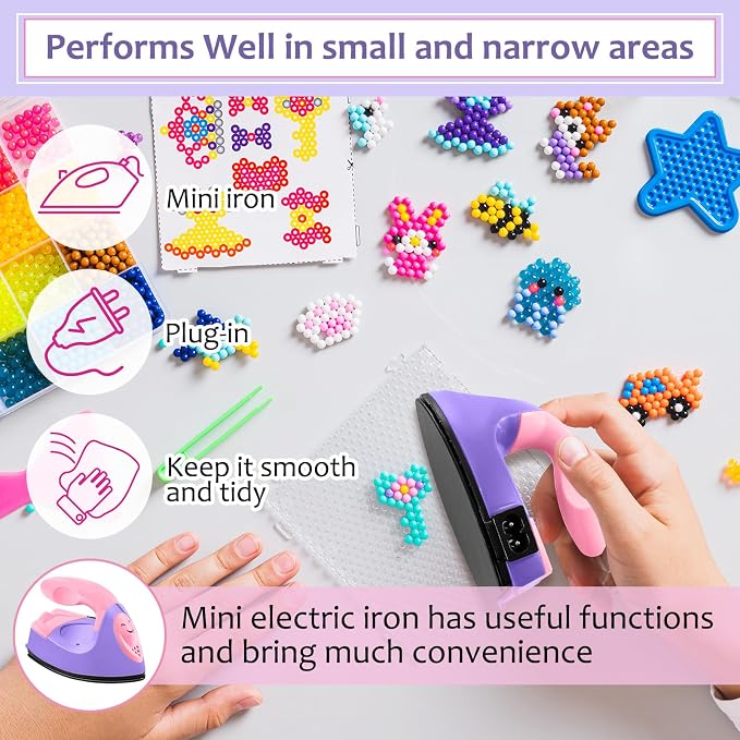 Honoson Mini Craft Iron Mini Heat Press Small Iron 3.93 x 2.36 x 2.76 Portable - Image 7