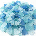 Jetec 36 oz Sea Glass for Crafts Pieces Seaglass Decor Flat Frosted Sea Glass by Jetec