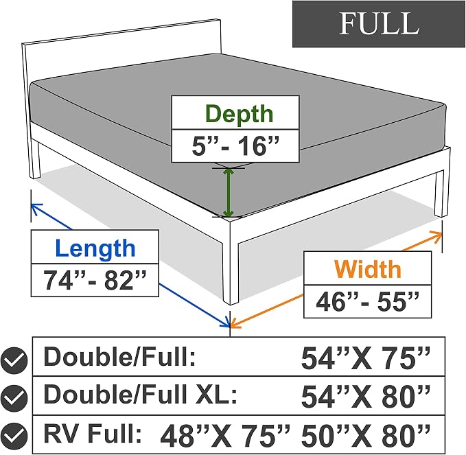 StretchSnug Full/Full XL Size Fitted Sheet Only - Image 6