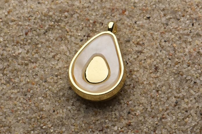 Pack of 20 Shell Charms Gold Plated Pendants Color Retention Pendants - Image 4