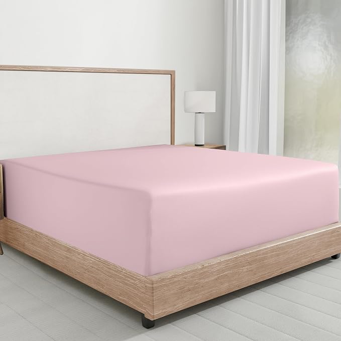 California Design Den Queen Fitted Sheet Only Deep Pocket Cotton, No Pop-Off by CaliforniaDesignDen