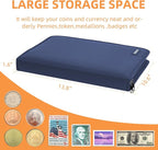 Coin Collection Book Holder for Collectors 2000℉ Fireproof | 300 Pockets Coins - Image 6