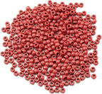 Gxueshan 1000 Pcs Acrylic Wine Red Pony Beads 6x9mm Bulk - Image 2