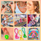 Dowsabel Friendship Bracelet Making Kit, Pony Kandi Beads & 11 Different Beads - Image 5