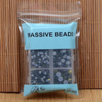 4000Pcs Mixed Size Hot Fix Round Crystals Gems Glass Stones Hotfix Flat Back - Image 4