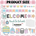 Composition Notebook Bulletin Board Welcome Back to School Classroom - Image 2