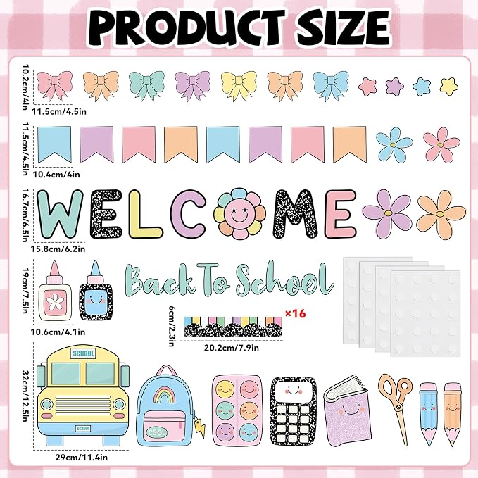 Composition Notebook Bulletin Board Welcome Back to School Classroom - Image 2